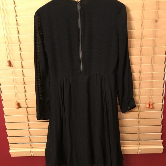 Black Silk Dress - Picture 2 of 4